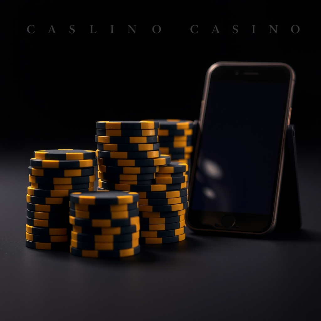Chip da casino accanto a uno smartphone, immagine simbolica del deposito con credito telefonico